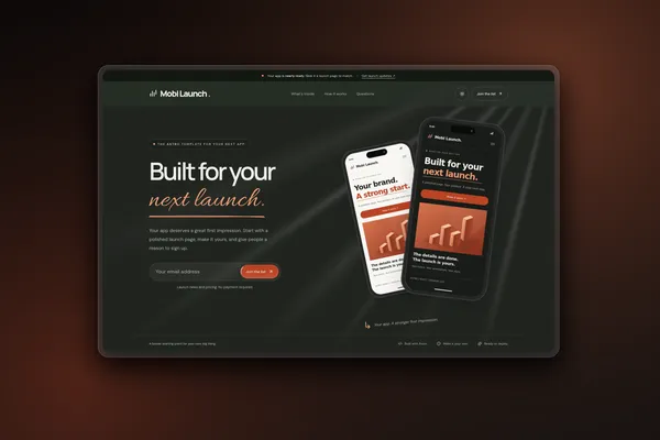 Mobi Launch Premium Astro Template